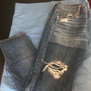 American Eagle Tom Girl size 4 Blue Jeans